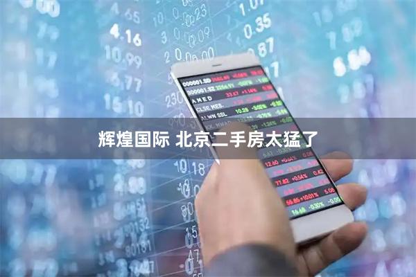 辉煌国际 北京二手房太猛了
